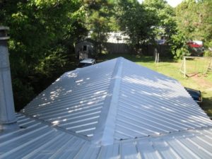 colored metal roofing
