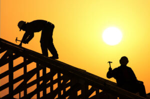 roofer working overtime