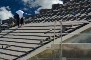 tile roof installation